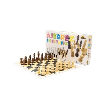 Bisonte Ajedrez Estudio Madera