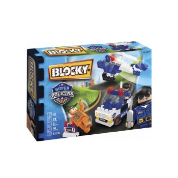 BLOCKY SUPER POLICIAS 70 piezas