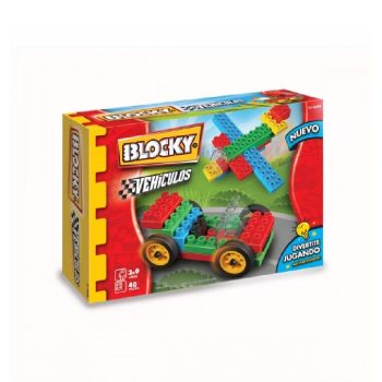 BLOCKY VEHICULOS 40 piezas