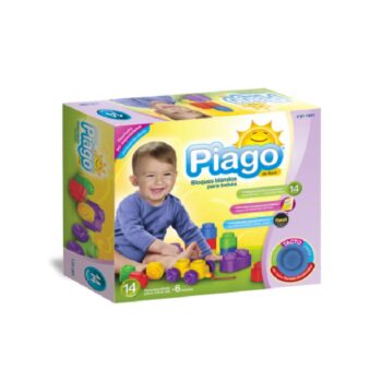 RASTI PIAGO BLOQUE BLANDOS PARA BEBÉS 14 PIEZAS
