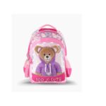 FOOTY MOCHILA ESPALDA 18´´TEDDY ROSA CON LUZ LED