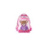 FOOTY MOCHILA ESPALDA 18´´TEDDY ROSA CON LUZ LED