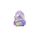 FOOTY MOCHILA ESPALDA 18´´MUSIC LIFE VIOLETA CON LUZ LED Y NOTAS MUSICALES