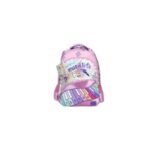 FOOTY MOCHILA ESPALDA 18´´MUSIC LIFE ROSA CON LUZ LED Y NOTAS MUSICALES
