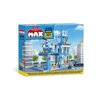 ZURU MAX CITY BOX PLAYSET POLICE STATION