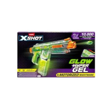 ZURU X-SHOT HYPER GEL GLOW IN THE DARK MOTORISED