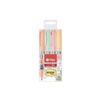 Filgo resaltador lighter fino x 4 pastel