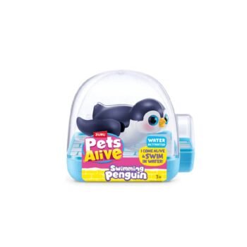 ZURU  PETS ALIVE PINGUINO CON EXHIBIDOR