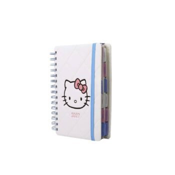 AGENDA HELLO KITTY 14X20 DIARIA ESPIRAL MOOVING