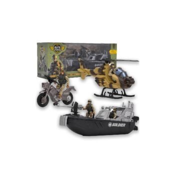 DITOYS Lancha Y Helicoptero Con  Moto Elite